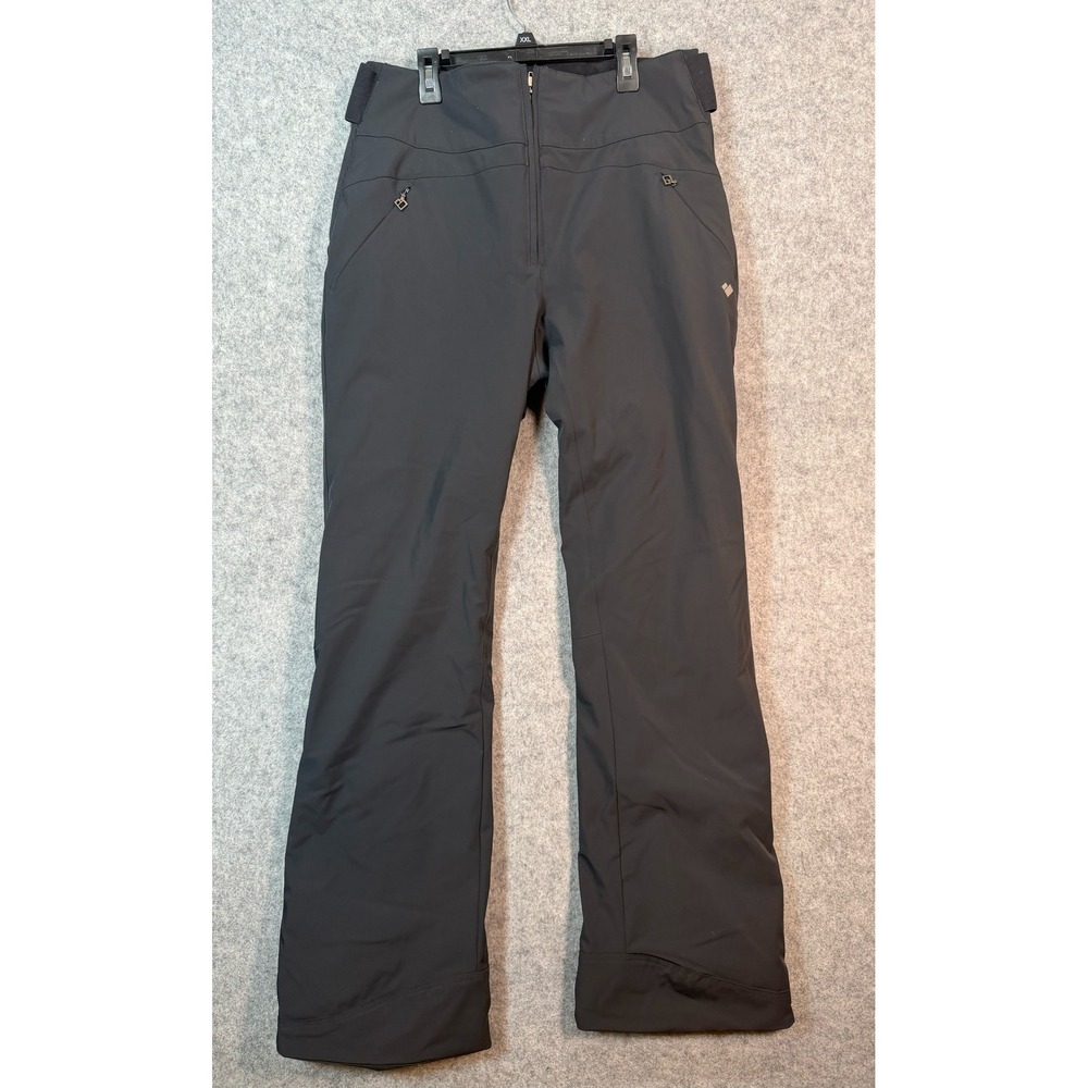 Obermeyer Resort Womens Black Softshell Insulated Ski Pants Size 10 High Waist